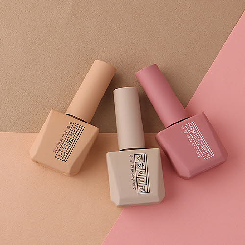 [모스티브] 칼라 젤 폴리시 진짜시리즈 12ml 3종세트(베이지/인디핑크/오트밀)