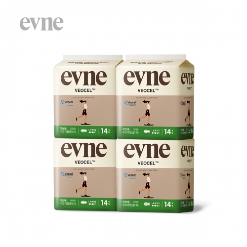 [이브네] 비오 대형 생리대 14개입X4팩