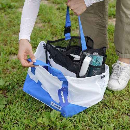 [블루폴] 메쉬 버킷백 13L 캠핑 캐리백 가방 멀티백 다용도 수납