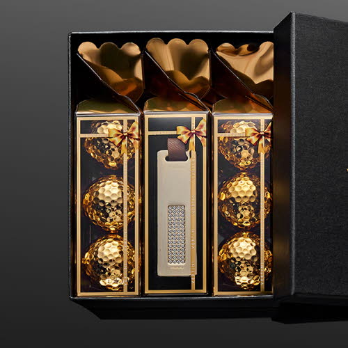 [베르티니] 스페셜 기프트 셋트 VGBS04 / [골든골프볼6구+네임택]