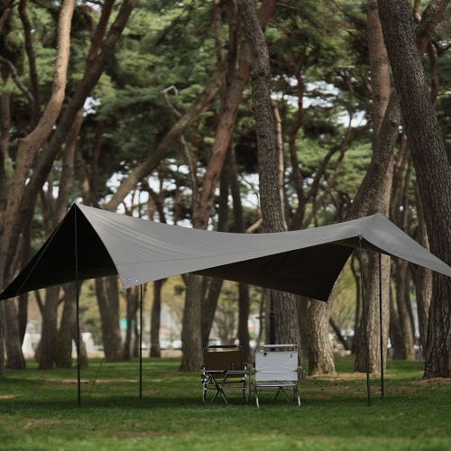 [블루폴] 캠버 옥타 타프 대형 캠핑 그늘막 타프