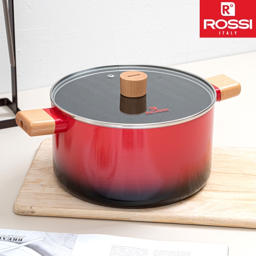 [이태리 로시] 투톤레드 IH 24곰솥냄비