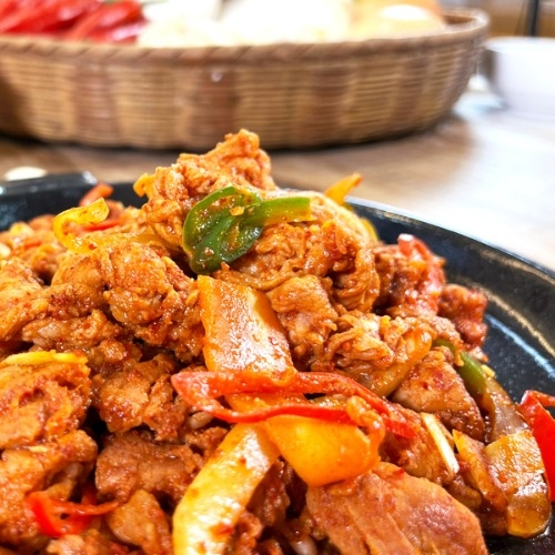 [정옥] 지리산 산청흑돼지 제육볶음 200g 고추장 간장 불고기 술안주 혼밥