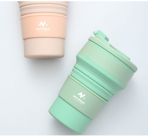 [MYPICK] 마이픽 접이식 실리콘 텀블러 500ml(색상선택)