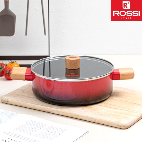 [이태리 로시] 투톤레드 IH 22전골냄비
