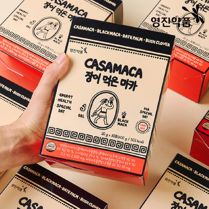 [영진약품] 장어 아르기닌 블랙카사 마카 장어먹은마카 30포 (1개월분)