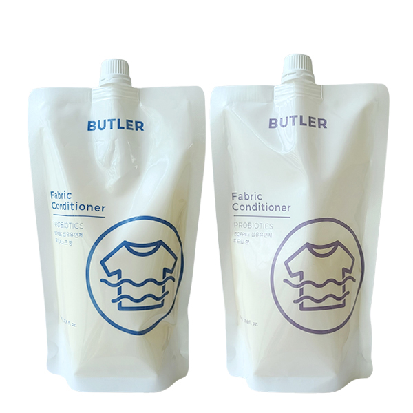 [버틀러] 프로바이오틱스 리필 섬유유연제 500ml x 2팩 (향2종/택1)