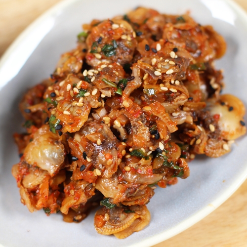 [정옥] 쫄깃한 벌교 국산 꼬막양념장 꼬막비빔장 200g 2팩