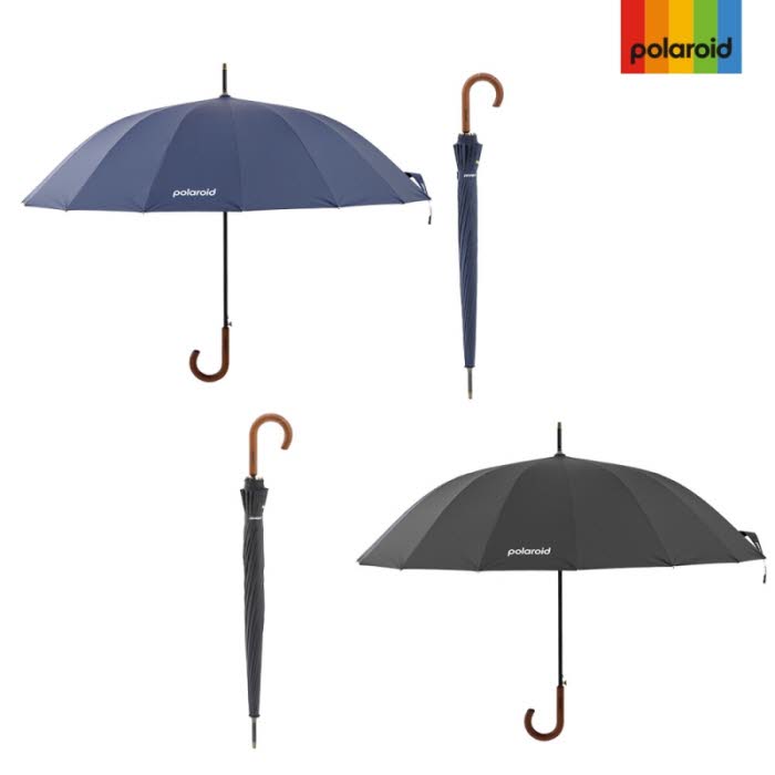 [폴라로이드] 레인 70 16K 암막 고급지팡이 우산 (색상선택)