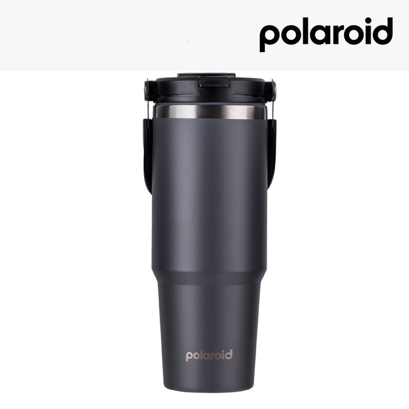 [폴라로이드] 캡쳐 텀블러 블랙 830ml (2종/택1)