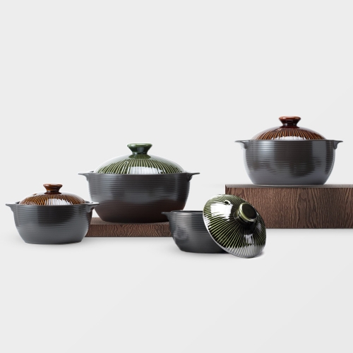 [한국도자기리빙] 라인팟 뚝배기 3호 16cm (색상선택)