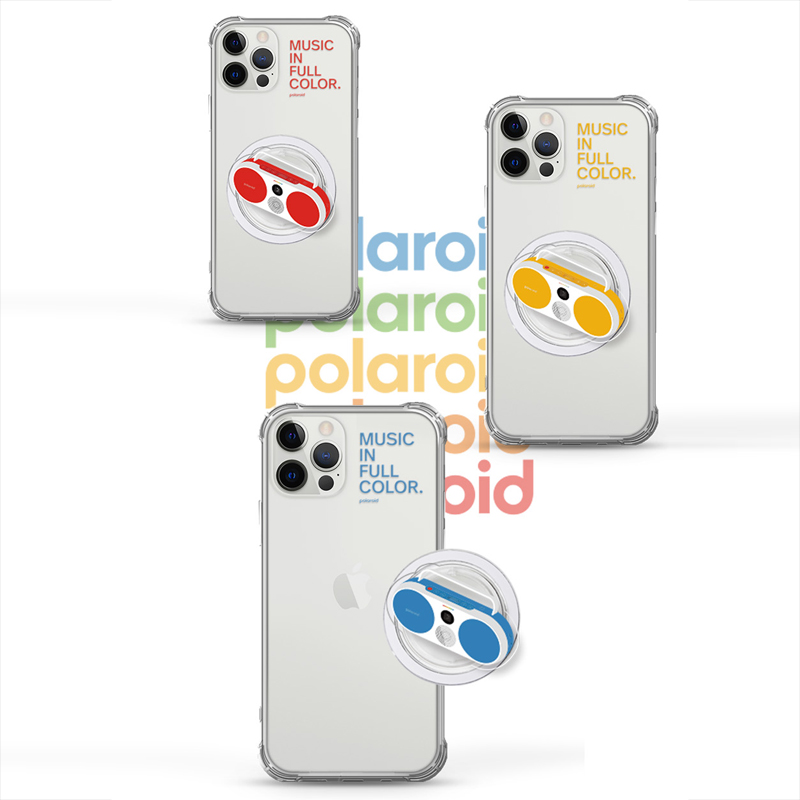 [폴라로이드] 레터링 방탄젤리케이스+맥세이프톡 1세트 (6종/택1)