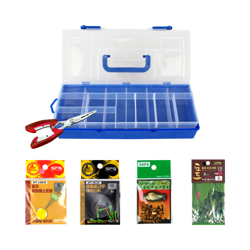[싸파] 민물 낚시 채비세트 입문자 초보자 붕어