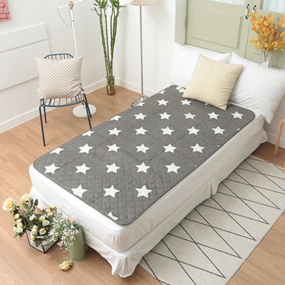 [해든마루] 사임당 전기요 큰별그레이 중 (싱글) 워셔블