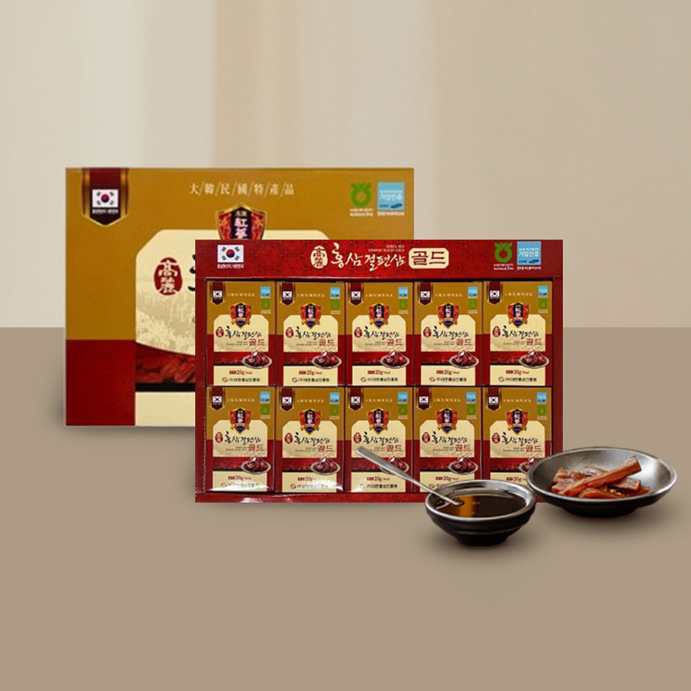 [고려6년근] 홍삼 절편삼 20g x 10개