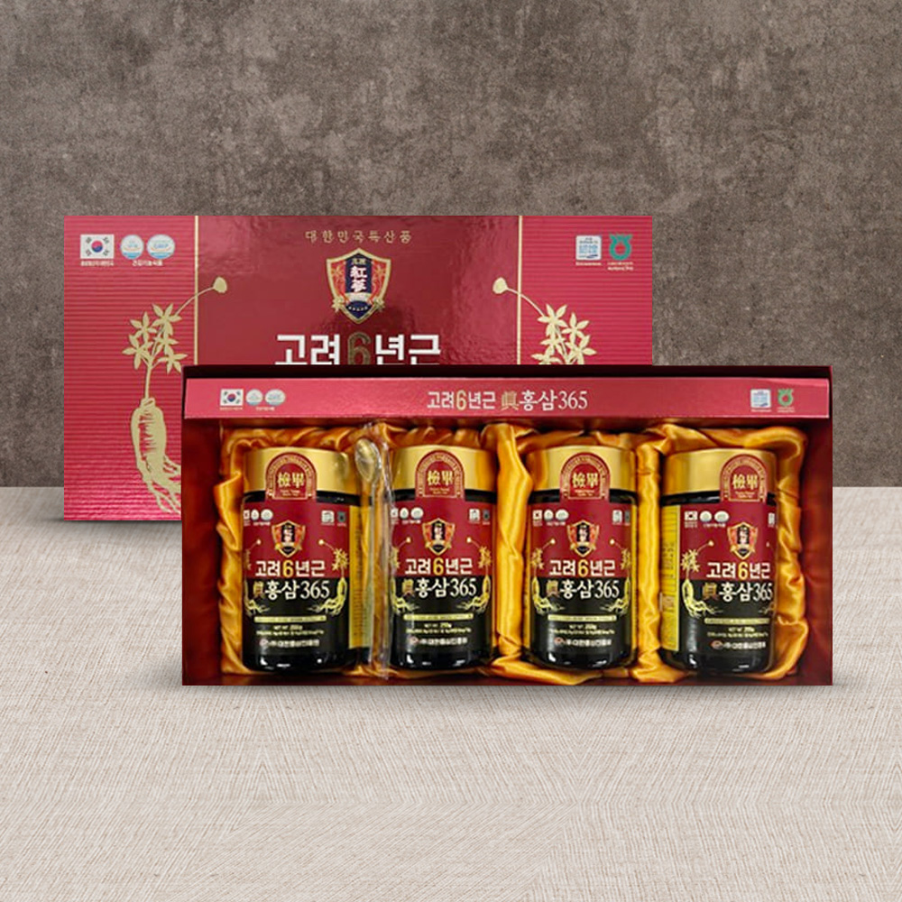 [고려6년근] 진홍삼365 세트 250g x 4병