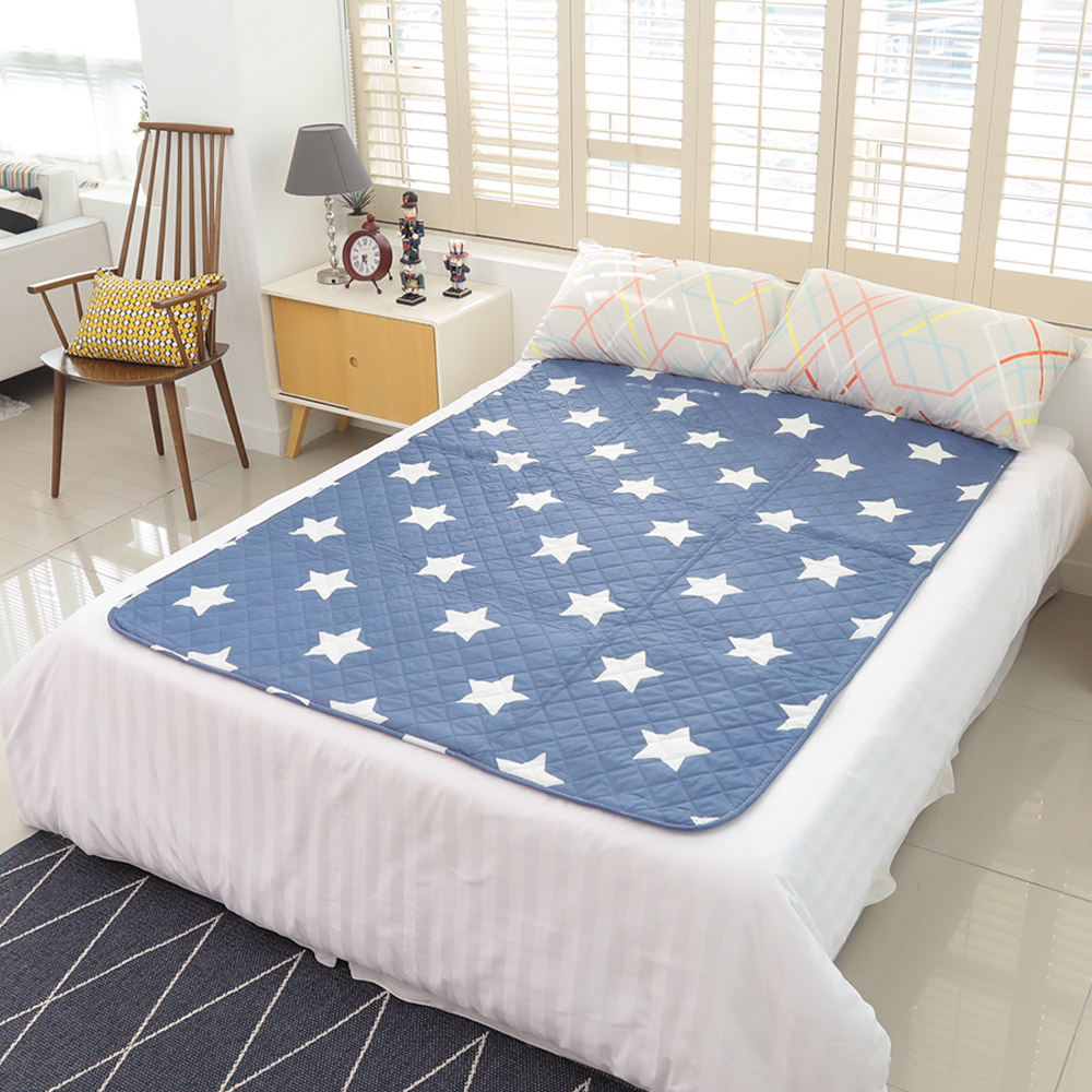 [해든마루] 전기요 큰별 네이비 (더블) 워셔블