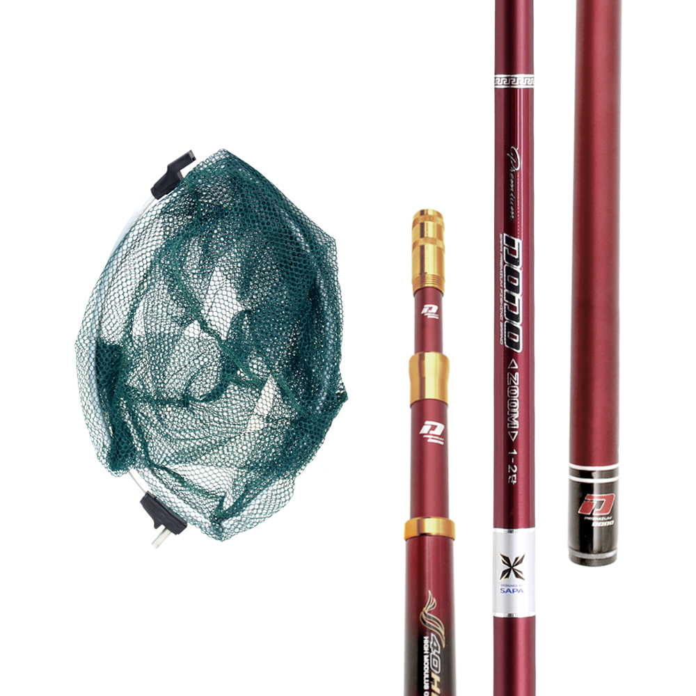 [싸파] 도도 베이직 민물뜰채 세트 2-3단 카본 민물 붕어낚시