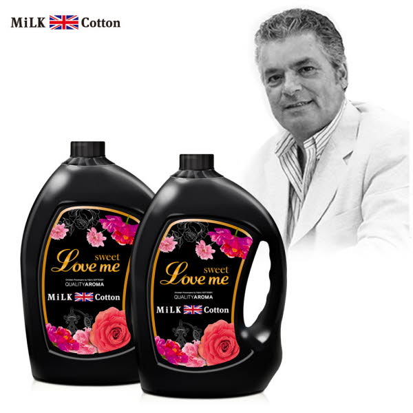 밀크코튼 고농축 퍼퓸 섬유유연제 (러브미향 3.06L 2개)