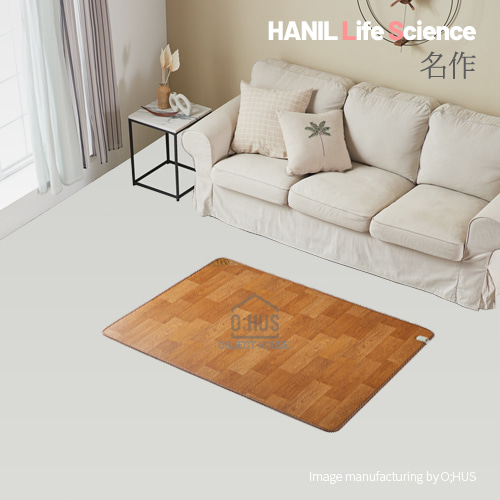 [한일생활과학] 名作 온돌마루 참숯+황토 모노륨 카페트매트 싱글_100*183cm