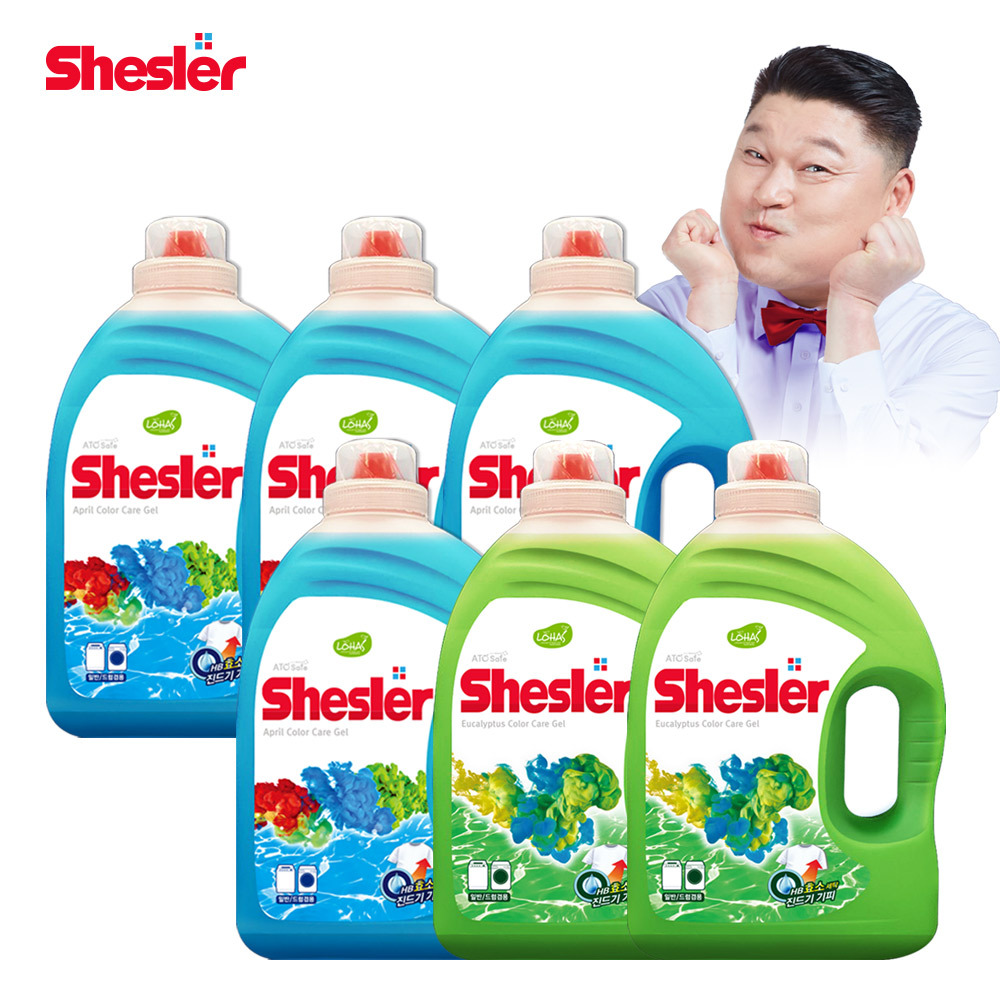 강호동의 쉬슬러 액상 세제 3.05L 에이프릴 4개+유칼립투스 2개