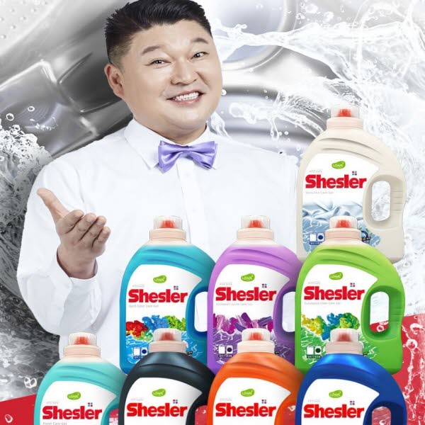 강호동의 쉬슬러 액상 세제 에이프릴 3.05L 1개+세제리필 500ml 2개+유연제택1