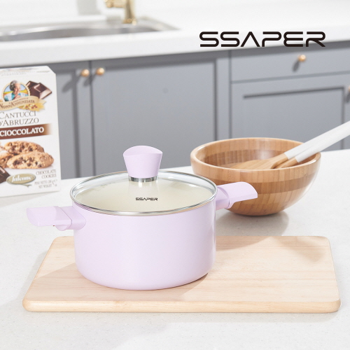 [셰퍼]블루밍 IH 양수냄비 18cm