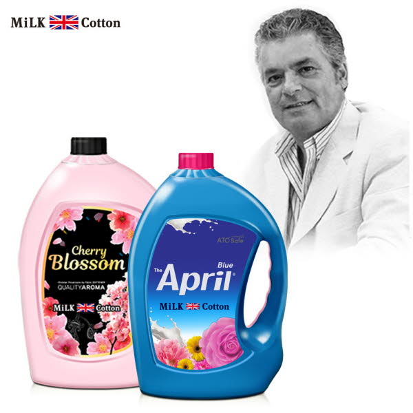 밀크코튼 고농축 퍼퓸 섬유유연제 (3.06L 2개 에이프릴향+벚꽃에디션향)