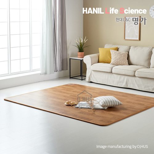[한일생활과학] 현대엘엔씨 名家_오크 카페트형 전기매트 2난방 특대형_183*280cm