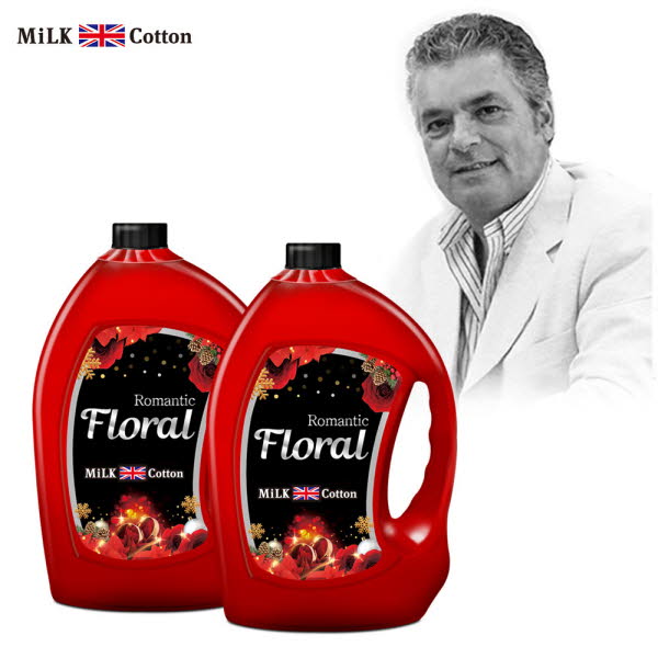 밀크코튼 고농축 퍼퓸 섬유유연제 (플로럴향 3.06L 2개)