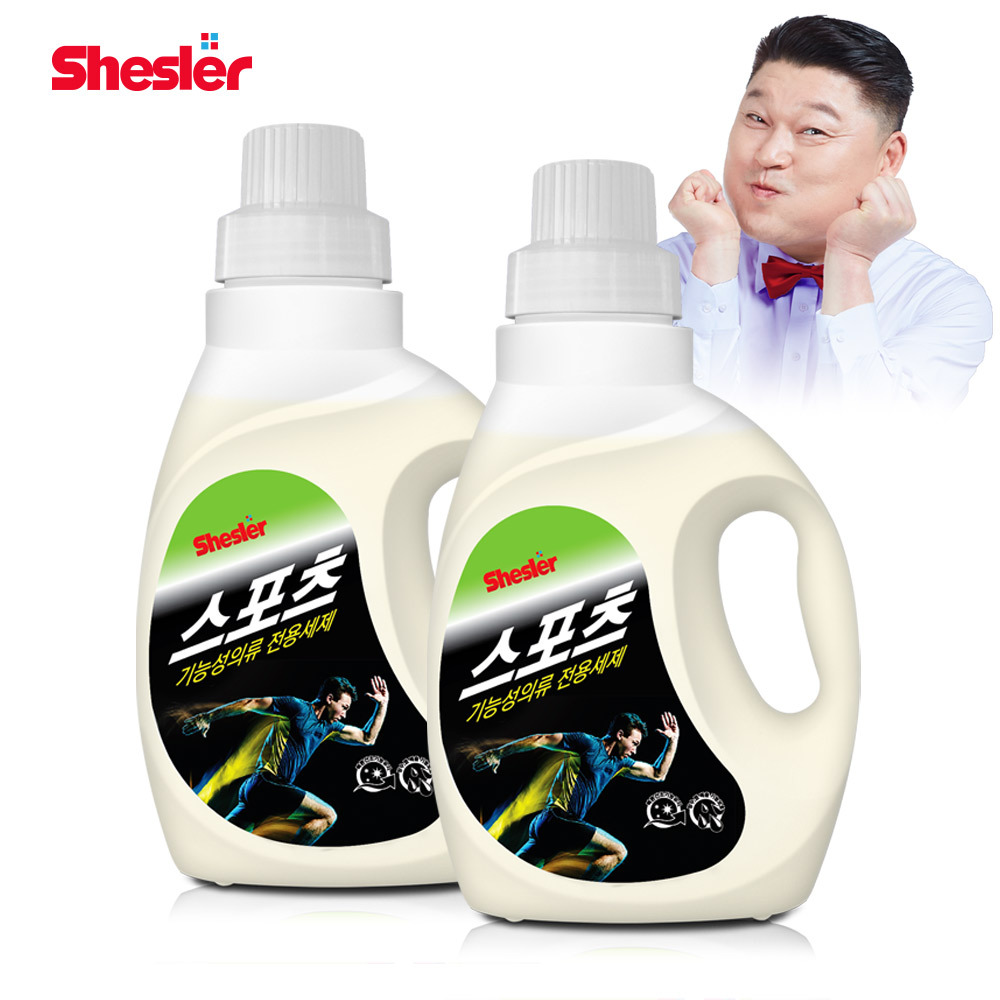 강호동의 쉬슬러 액상 세제 스포츠의류전용 650ml 2개