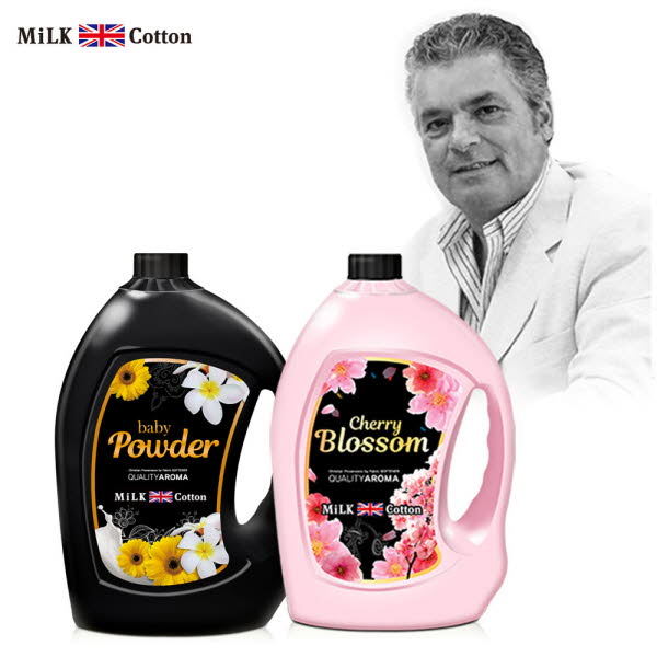 밀크코튼 고농축 퍼퓸 섬유유연제 (3.06L 2개 파우더향+벚꽃에디션향)