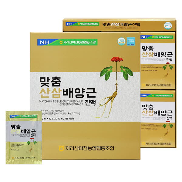 [지리산마천농협] 맞춤산삼배양근진액 70ml x 30포 [A1003]