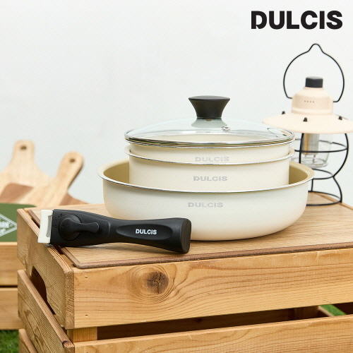 [둘시스]시그니쳐 IH 세라믹 매직핸즈5P(20편,20멀티,26멀티,20뚜껑,탈착식핸들)