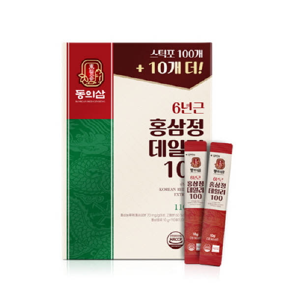 [동의삼] 6년근 홍삼정 데일리100 10g x 110포[A0962]