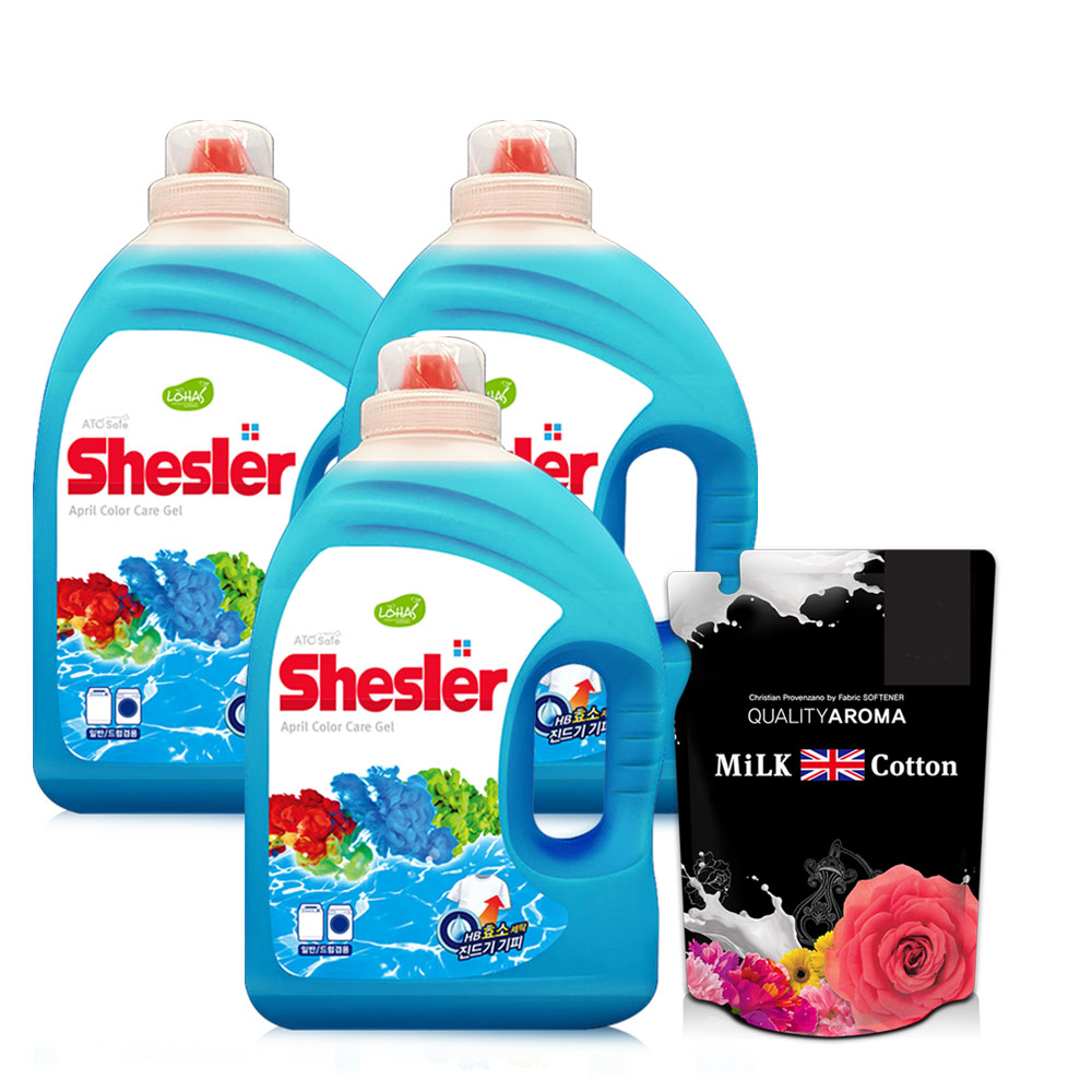 강호동의 쉬슬러 액상 세제 3.05L 3개+리필700ml