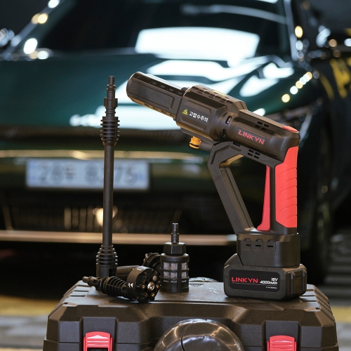 [링킨] 8in1 무선 고압 세척기 추천 세차기 분사기 몬스터샷 WG1640B