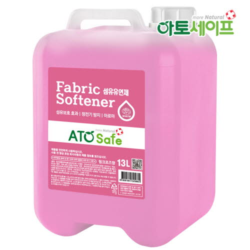 아토세이프 유연제 핑크로즈향 13L 1개