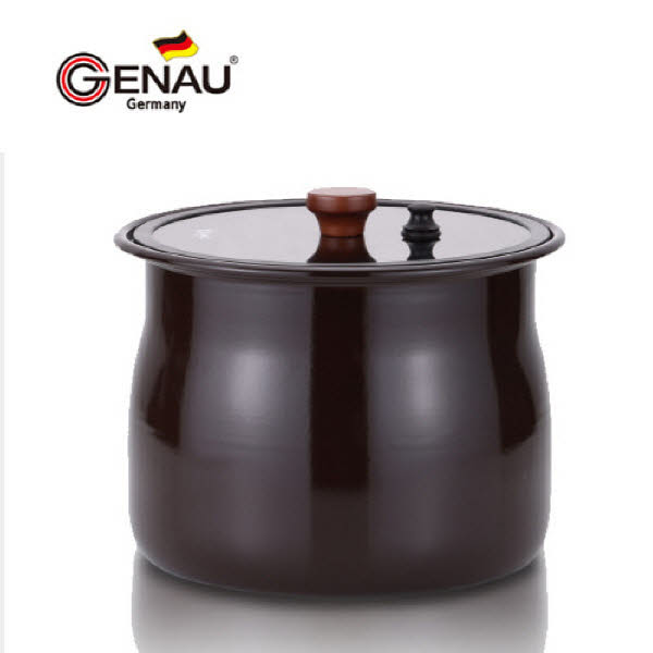 [제너] 황토 무쇠 진공 항아리 쌀통 12L