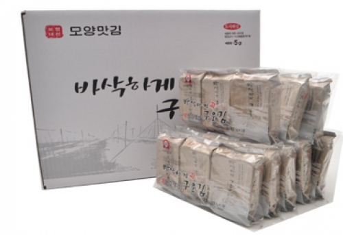 [모양맛김] 바삭하게 구운 대천김(도시락김) 5g x 90봉