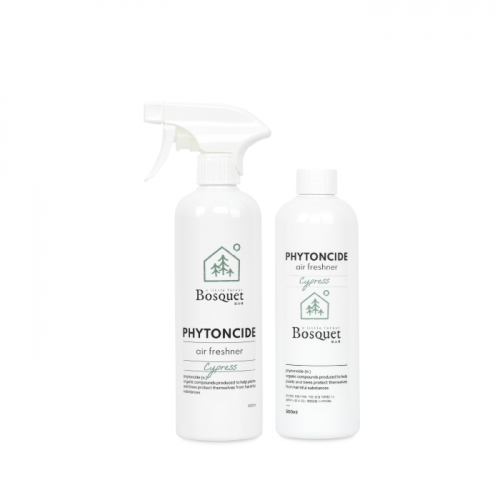 [보스케] 피톤치드 탈취제 500ml 일반분사 + 500ml 리필 세트