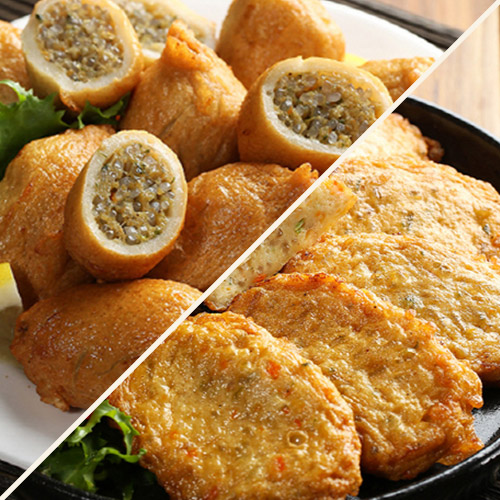 [부산어묵] 만두속어묵 200g 1봉 + 잡채어묵 200g 1봉 세트