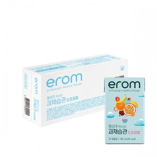 [이롬 황성주] 과채습관 트로피칼 140ml x 24팩 랩어라운드