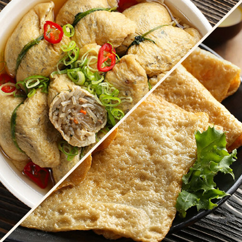 [부산어묵] 유부주머니 360g 1봉 + 특천 사각어묵 250g 1봉 세트