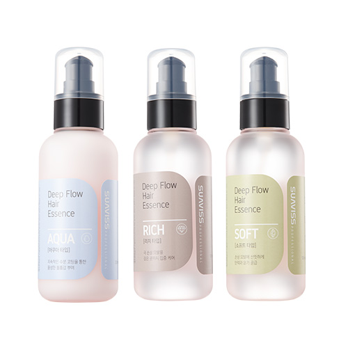 [수아비스] 딥 플로우 헤어에센스 120ml 3종1택