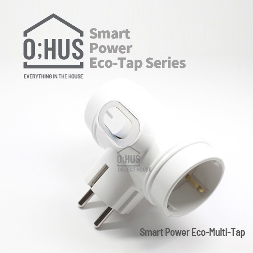 [오후스] 절전형 T-TYPE 3구 에코탭 (OHS-ET-T-002SW)