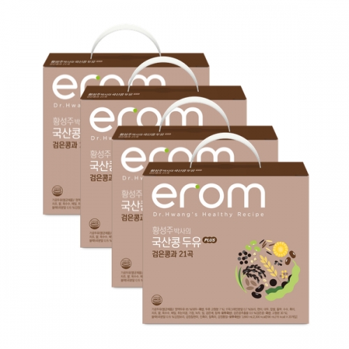 [이롬 황성주] 국산콩 두유 PLUS 검은콩과 21곡 190ml x 64팩