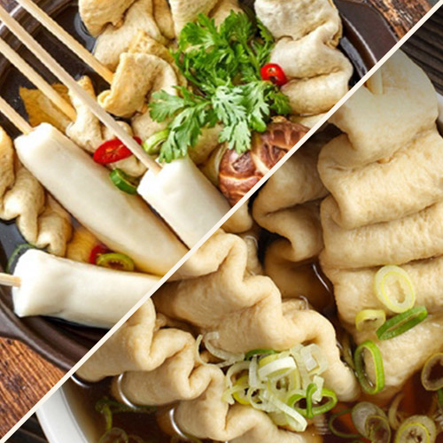 [부산어묵] 떡 & 꼬지어묵탕 310g 1봉 + 포장마차 꼬지 어묵탕 320g 1봉 세트