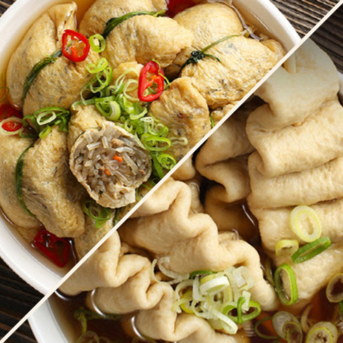 [부산어묵] 유부주머니 360g 1봉 + 포장마차 꼬지 어묵탕 320g 1봉 세트