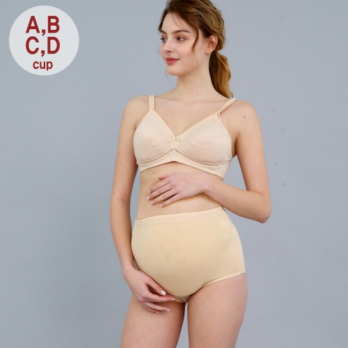 [쁘띠마리에] 빅사이즈 소프트풀컵 수유브라 팬티 세트